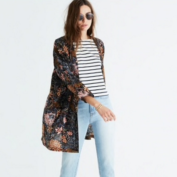 madewell short robe jacket